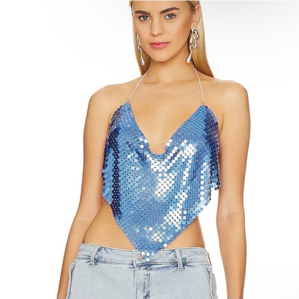 8 Other Reasons x REVOLVE Chain Top in Blue